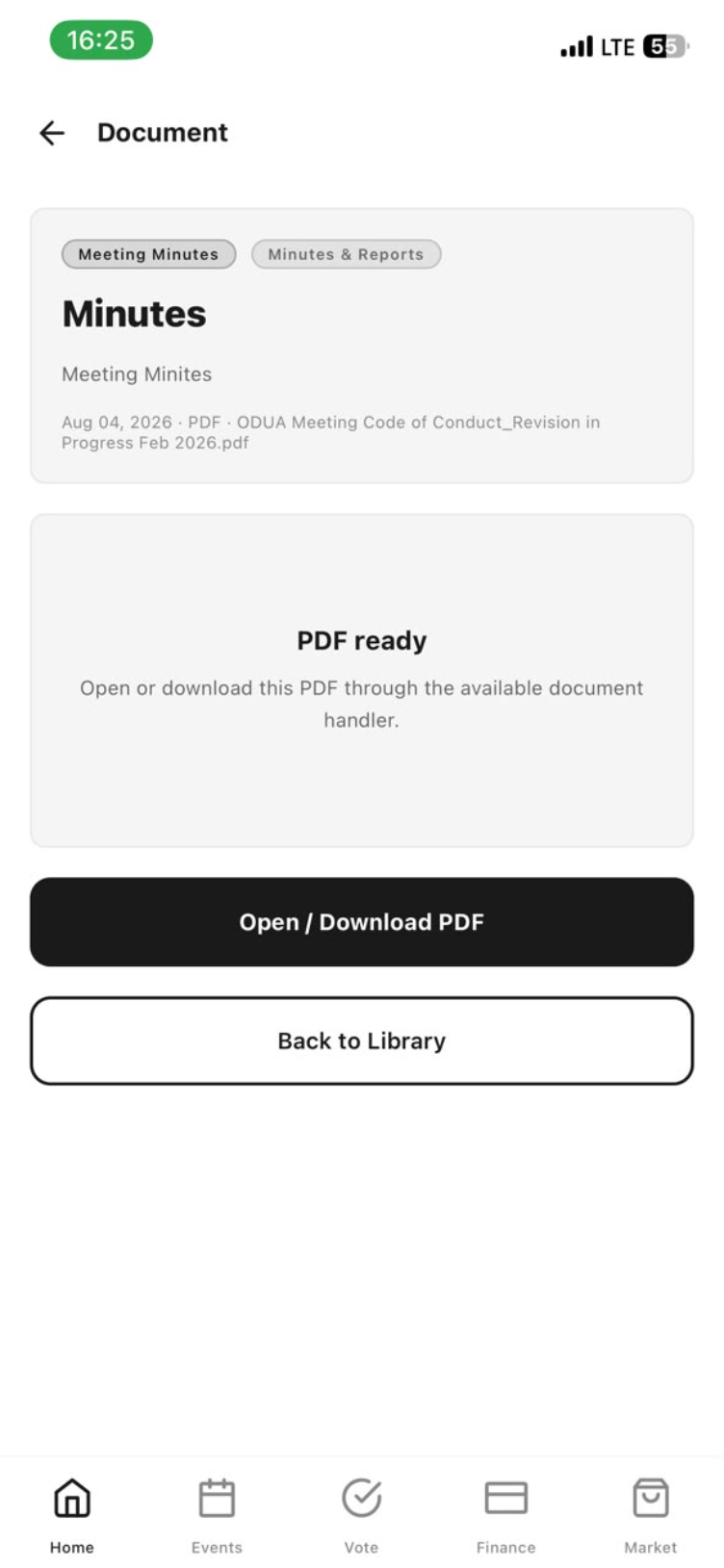 Document view