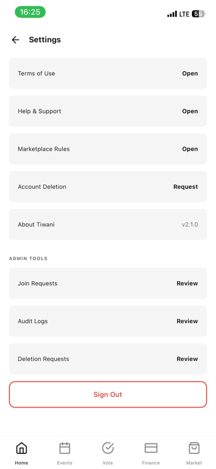 Admin tools