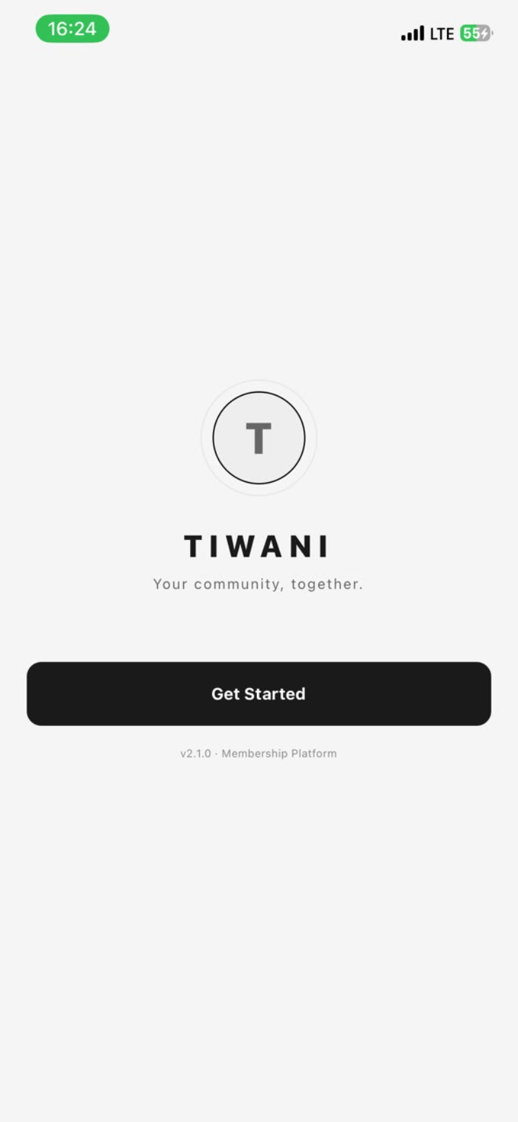 Splash screen